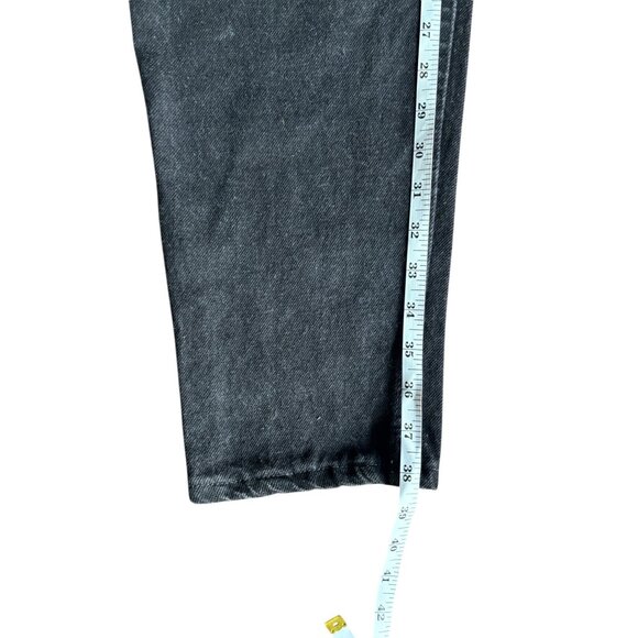 Chic Petite Women's Black Distressed Jeans - Picture 6 of 7